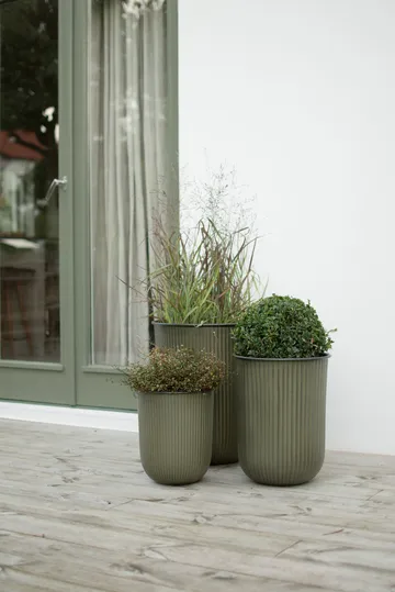 Out stripe krukke 3 deler - Green - DBKD