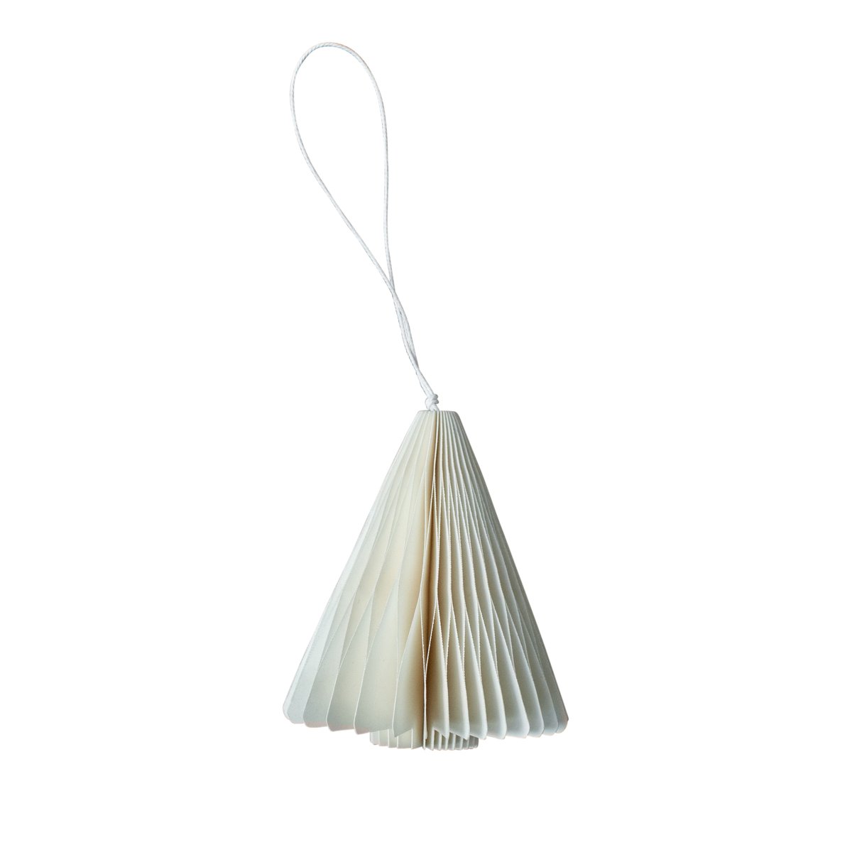 DBKD Paper Tree julepynt 7 cm White