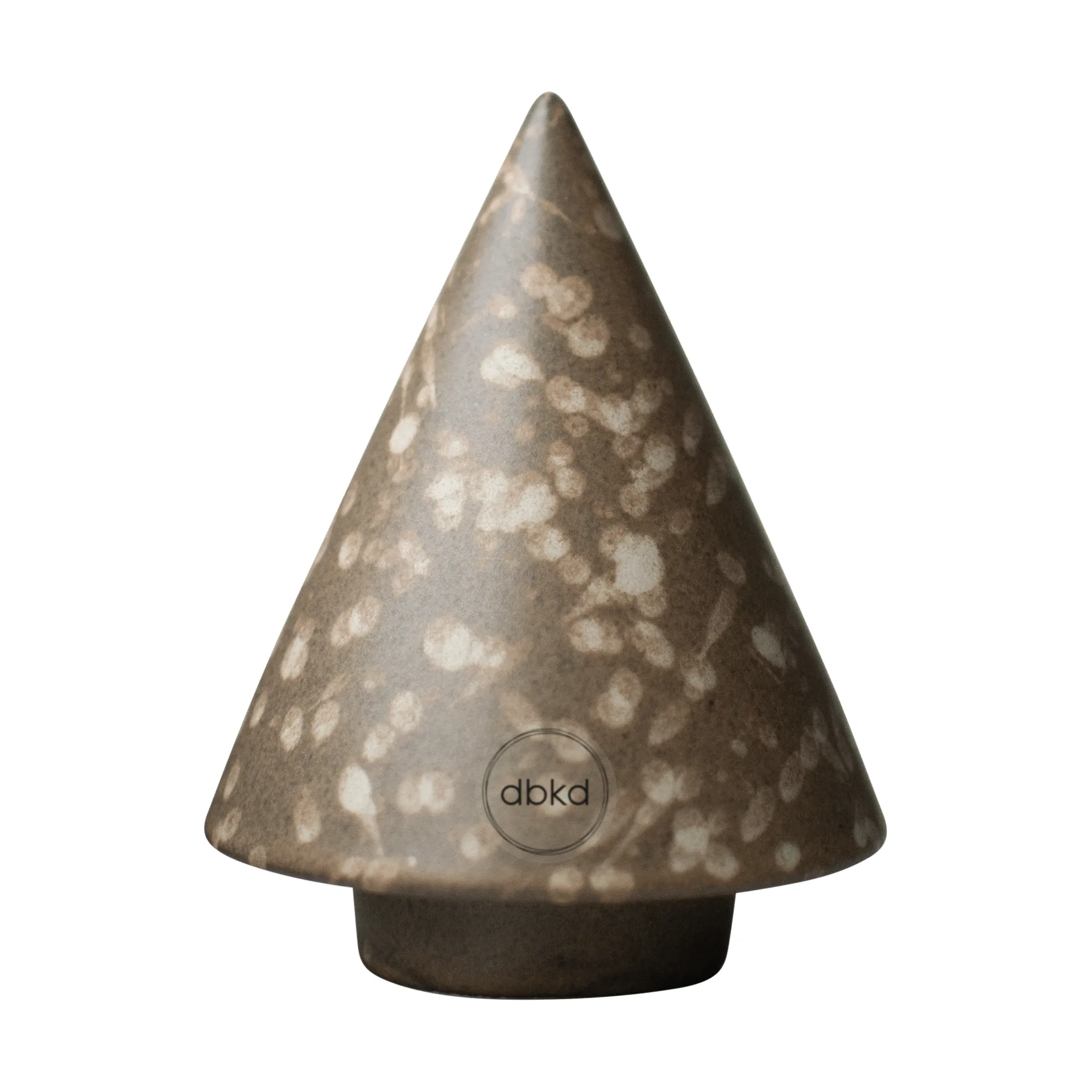Peak tre dekorasjonsdetalj, Brown dot, Ø9 cm DBKD