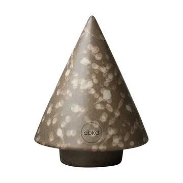 Peak tre dekorasjonsdetalj - Brown dot, Ø9 cm - DBKD