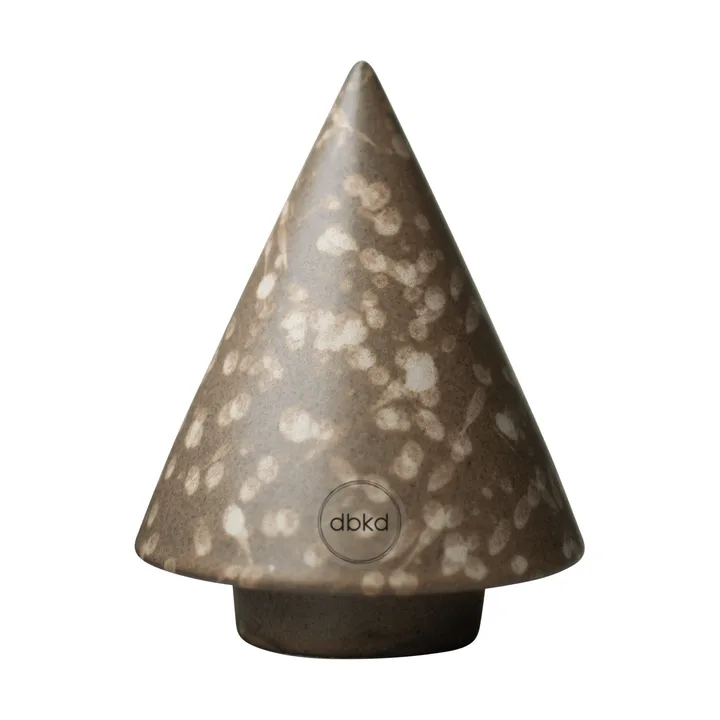 Peak tre dekorasjonsdetalj - Brown dot, Ø9 cm - DBKD