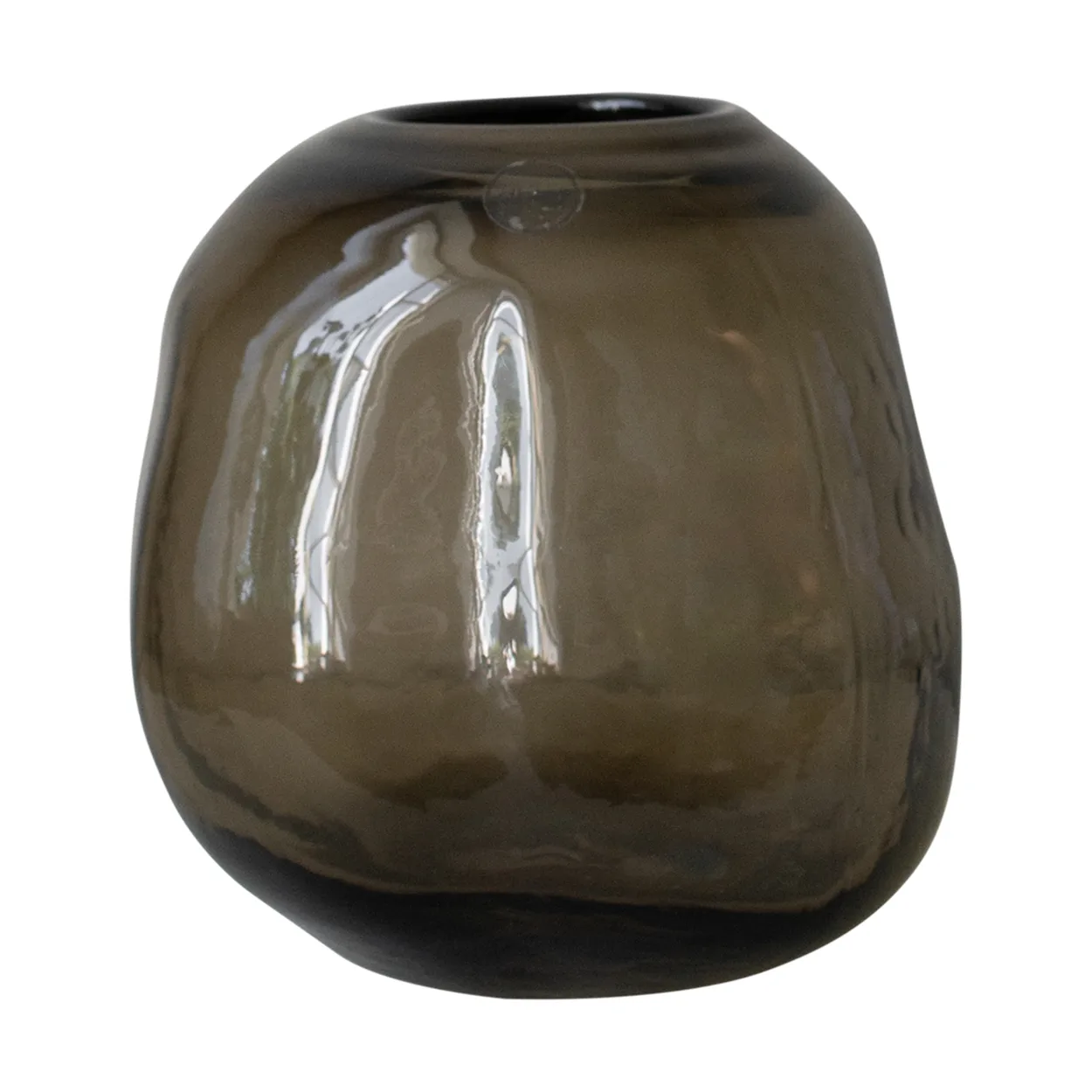 DBKD Pebble vase brun Liten Ø 20 cm