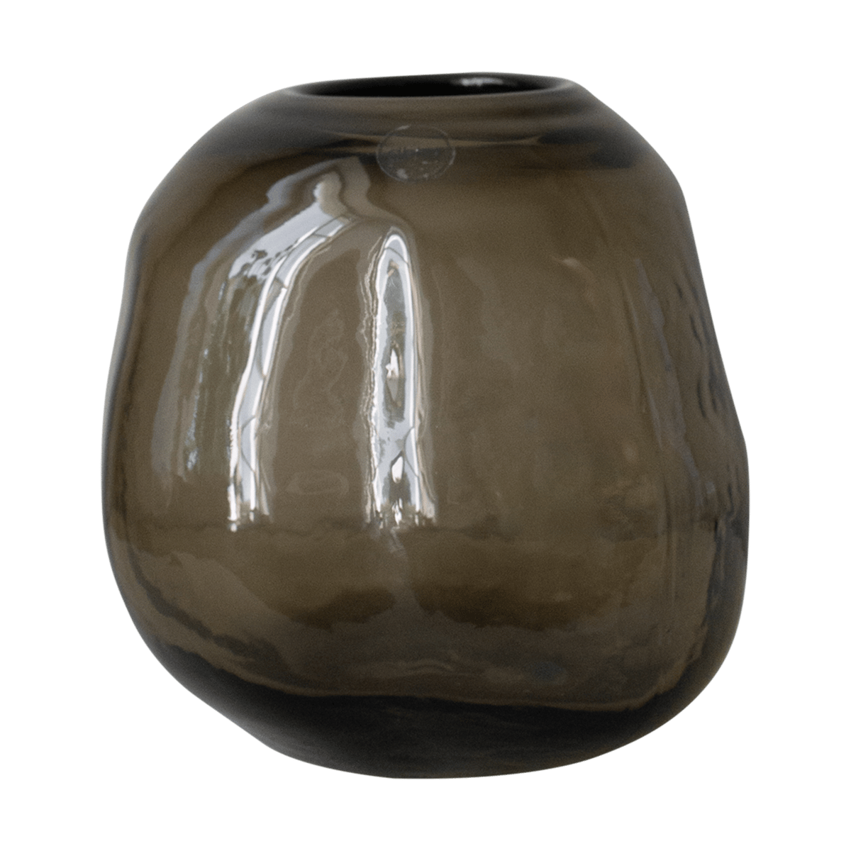 DBKD Pebble vase brun Liten Ø 20 cm