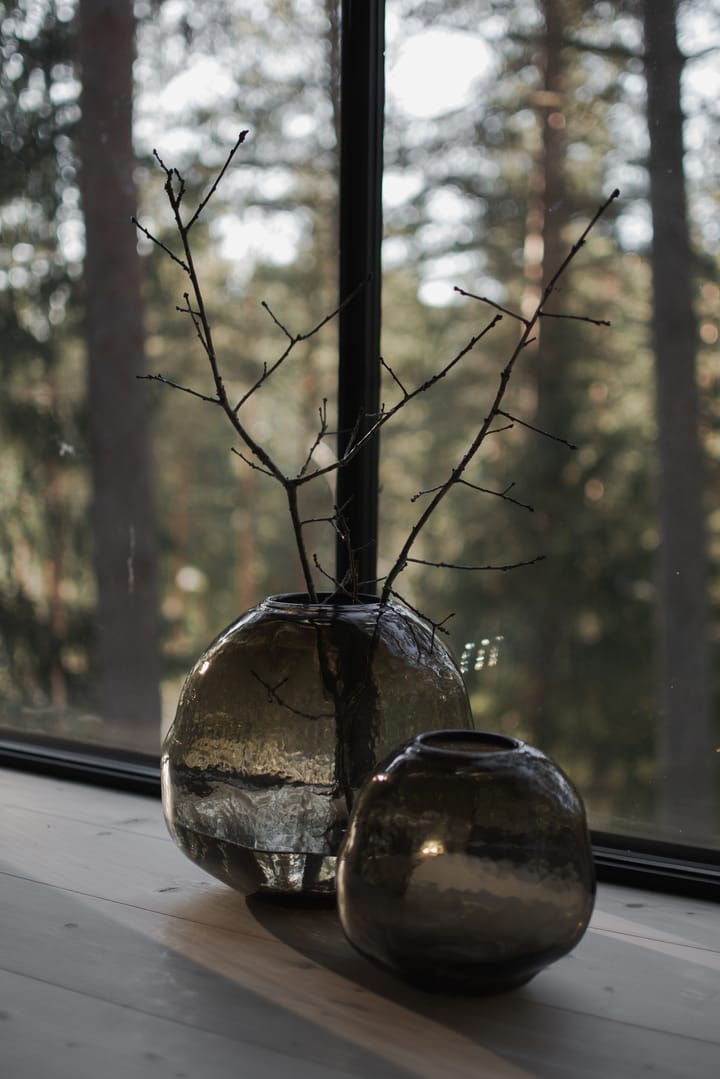 Pebble vase brun, Stor Ø 28 cm DBKD