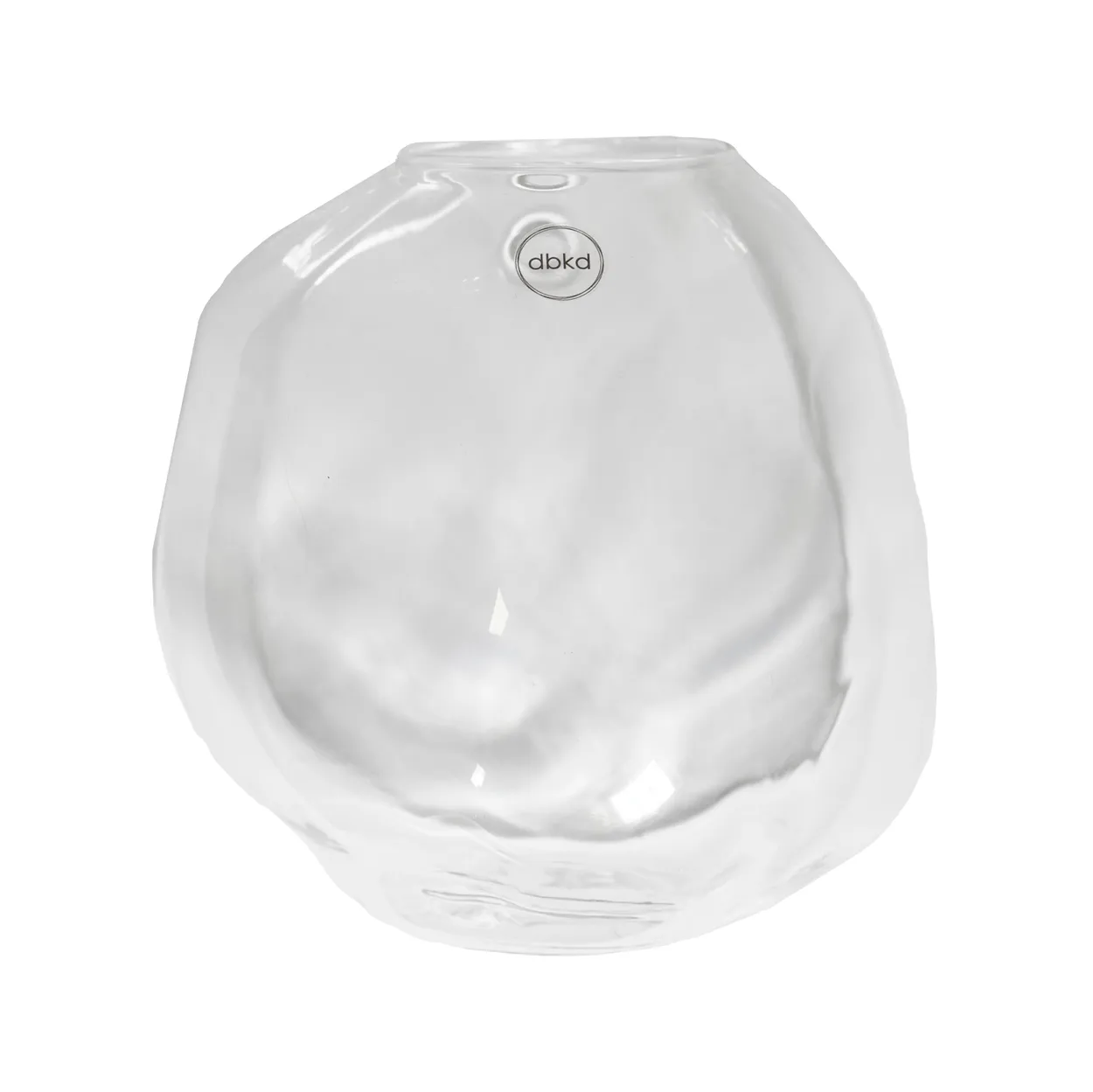 DBKD Pebble vegghengt vase klar Stor Ø18 cm