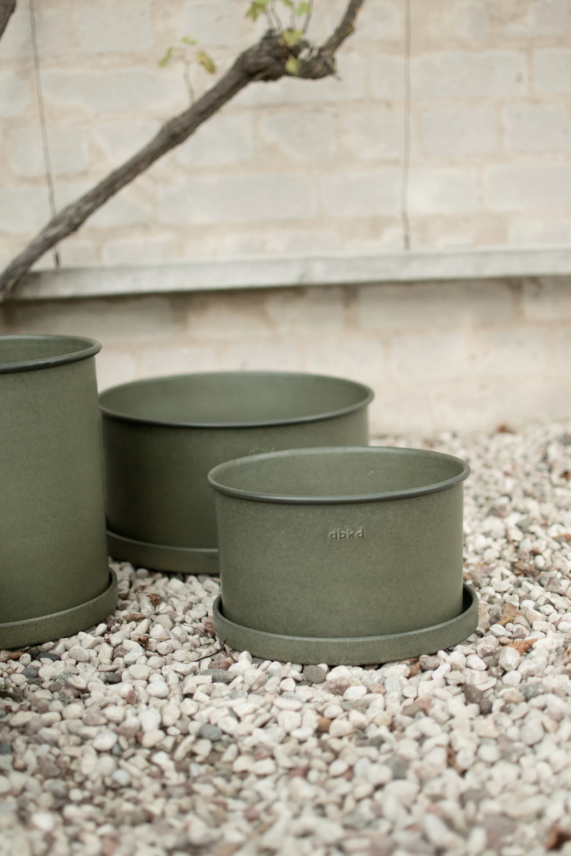 Plant bowl krukke 2-pakning, Green DBKD