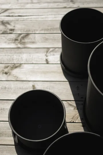 Plant pot krukke large 2-pakning - Svart - DBKD