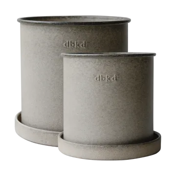 Plant pot krukke small 2-pakning - Beige - DBKD