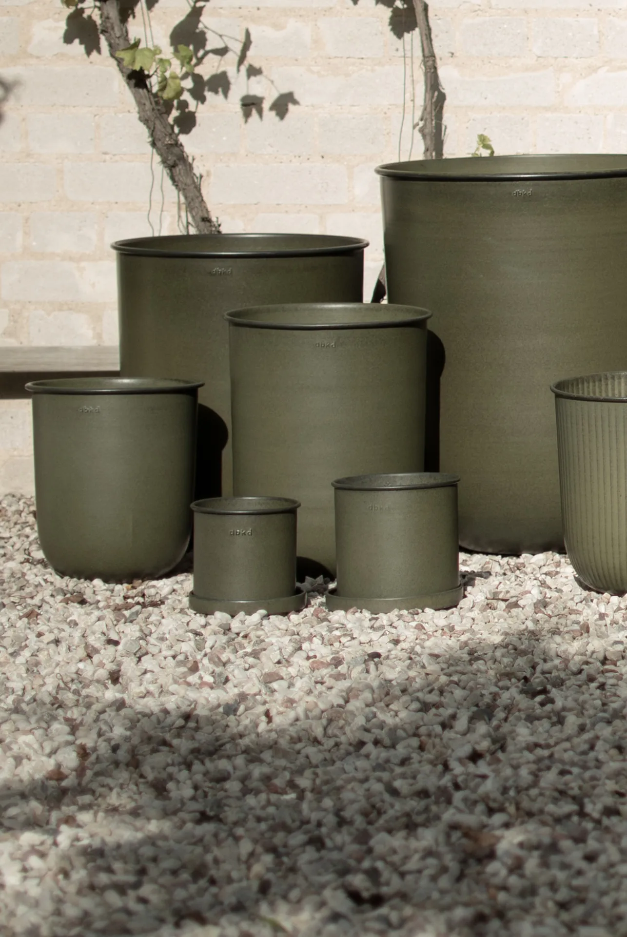 Plant pot krukke small 2-pakning, Green DBKD