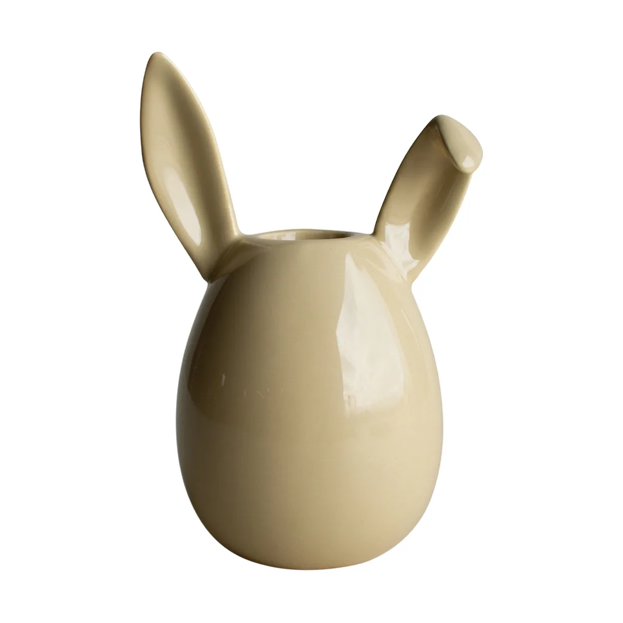 DBKD Rabbit lysestake 13 cm Shiny yellow