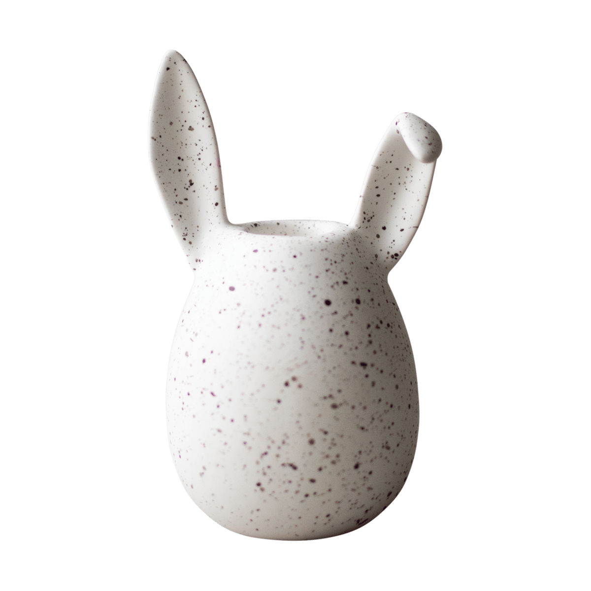 DBKD Rabbit lysestake 13 cm White dot