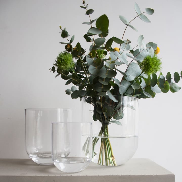 Simple glassvase medium, Clear DBKD