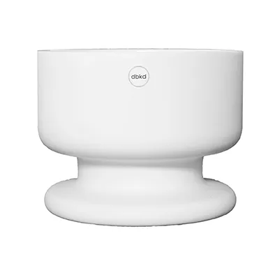 Soft krukke hvit Ø15 cm, Liten DBKD