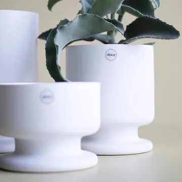 Soft krukke hvit Ø15 cm - Liten - DBKD