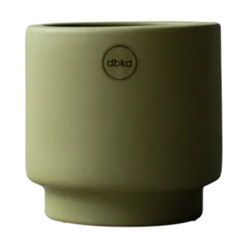 Solid krukke green - Liten, Ø10 cm - DBKD