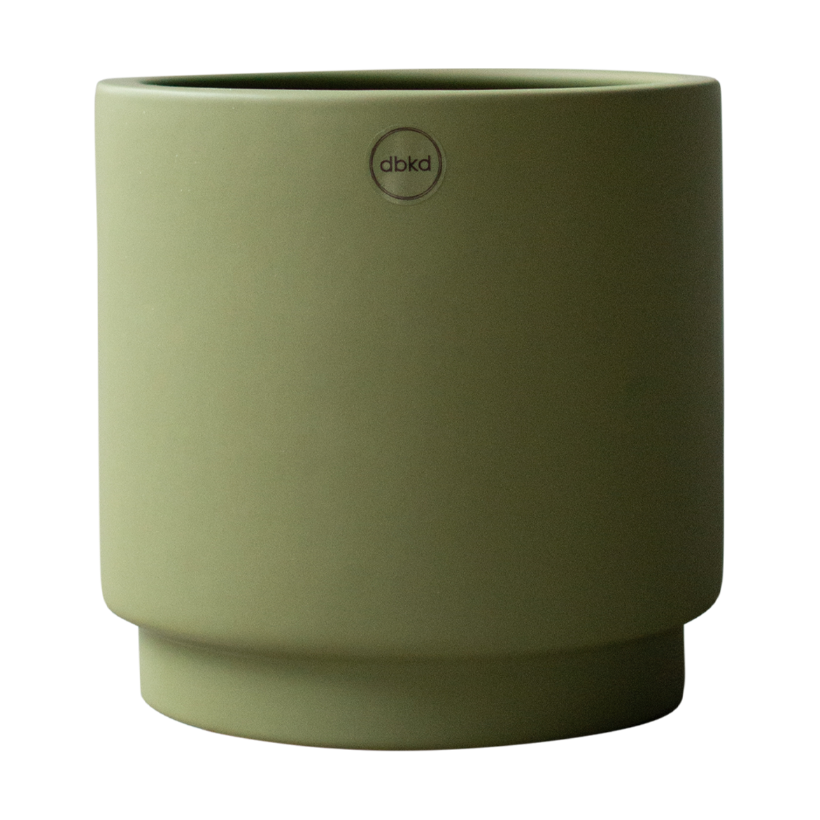 DBKD Solid krukke green Medium, Ø16 cm