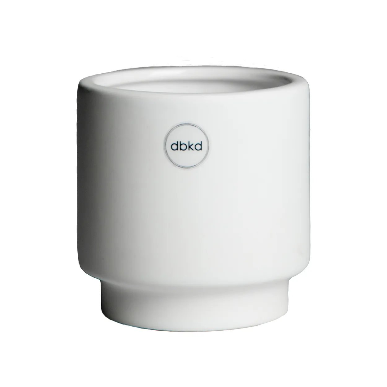 DBKD Solid krukke white Liten ø10 cm