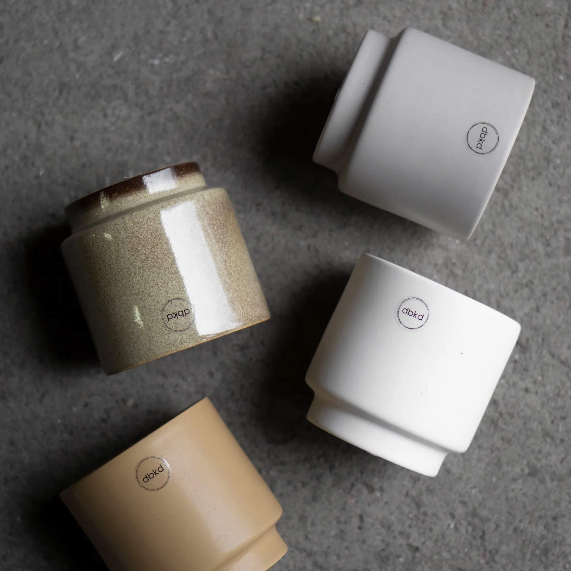 Solid krukke white, Liten ø10 cm DBKD