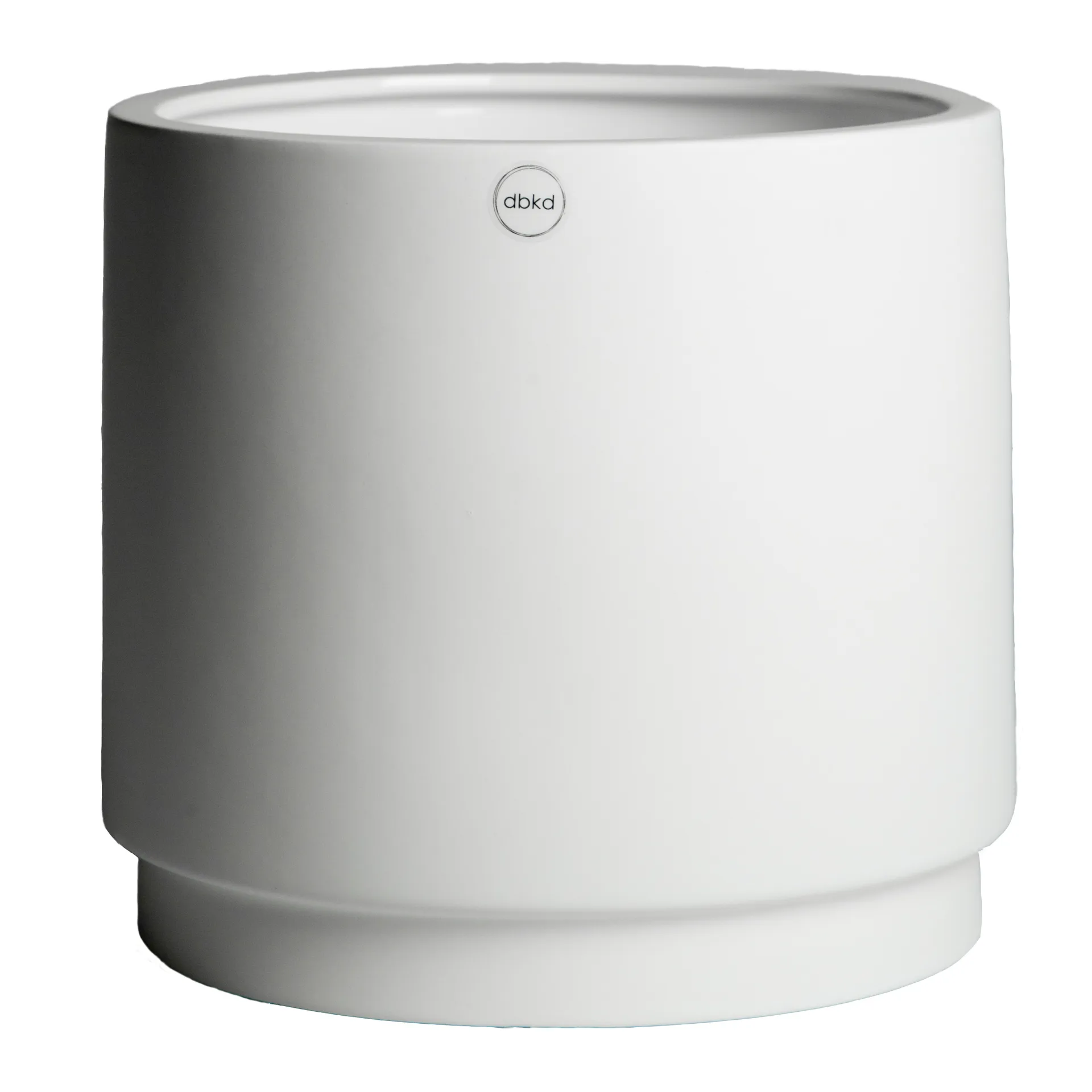 Solid krukke white, Stor ø24 cm DBKD