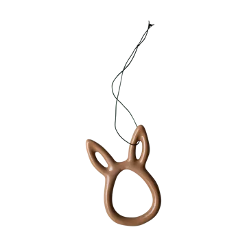 Sprinkle Rabbit påskeanheng 8 cm - Shiny nougat - DBKD