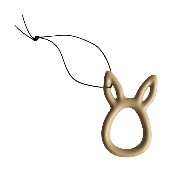 Sprinkle Rabbit påskeanheng 8 cm - Shiny yellow - DBKD