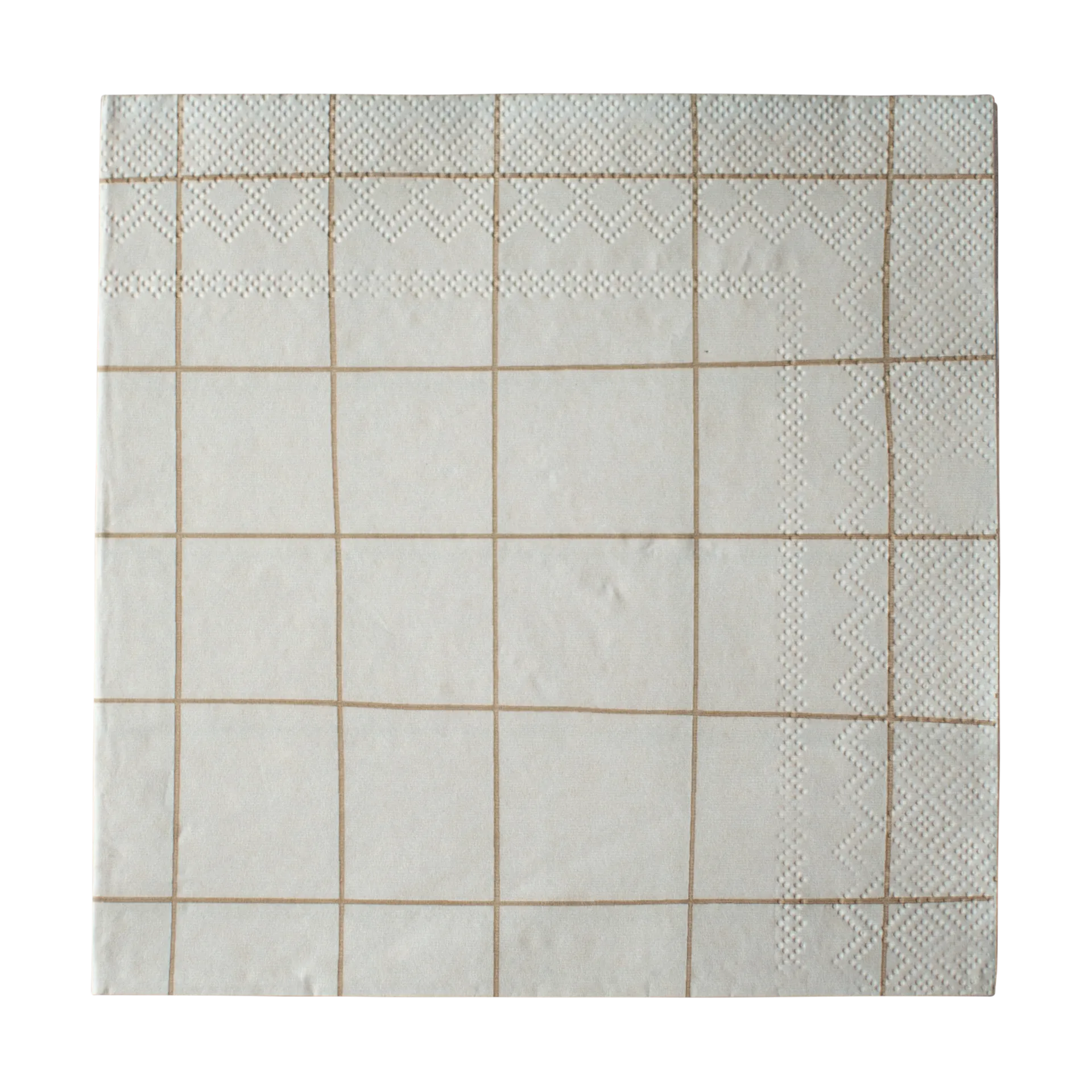 Square papirserviett 33x33 cm 20-pakning, Creme DBKD