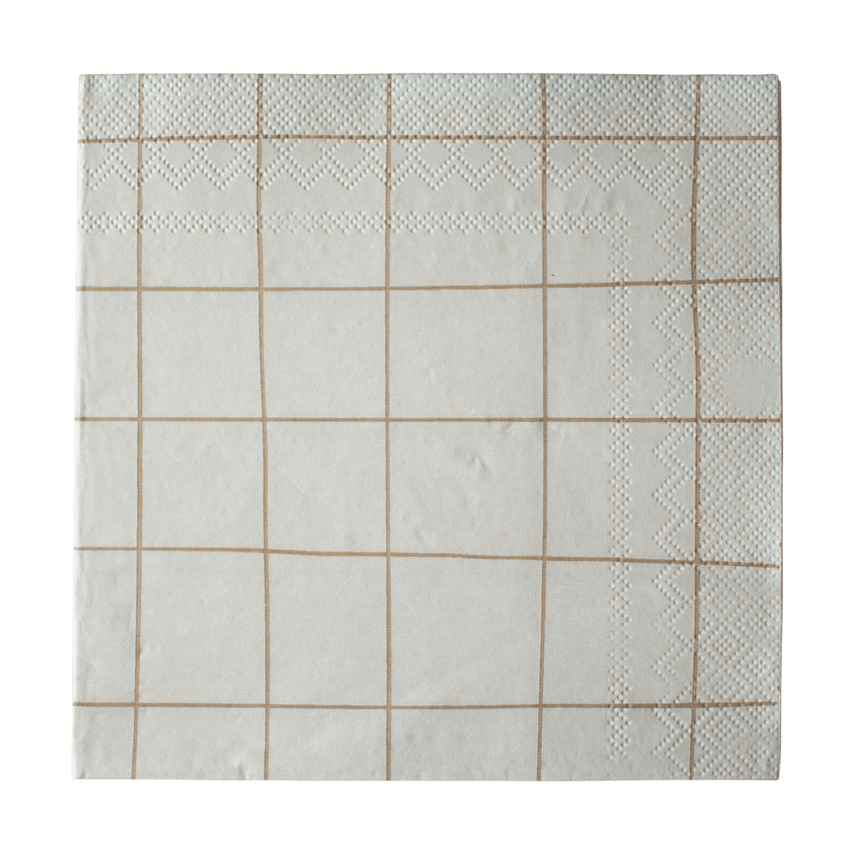 DBKD Square papirserviett 33x33 cm 20-pakning Creme