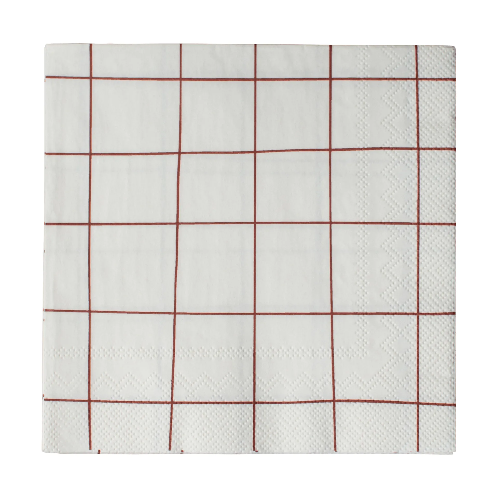 Square papirserviett 33x33 cm 20-pakning, Dark red DBKD