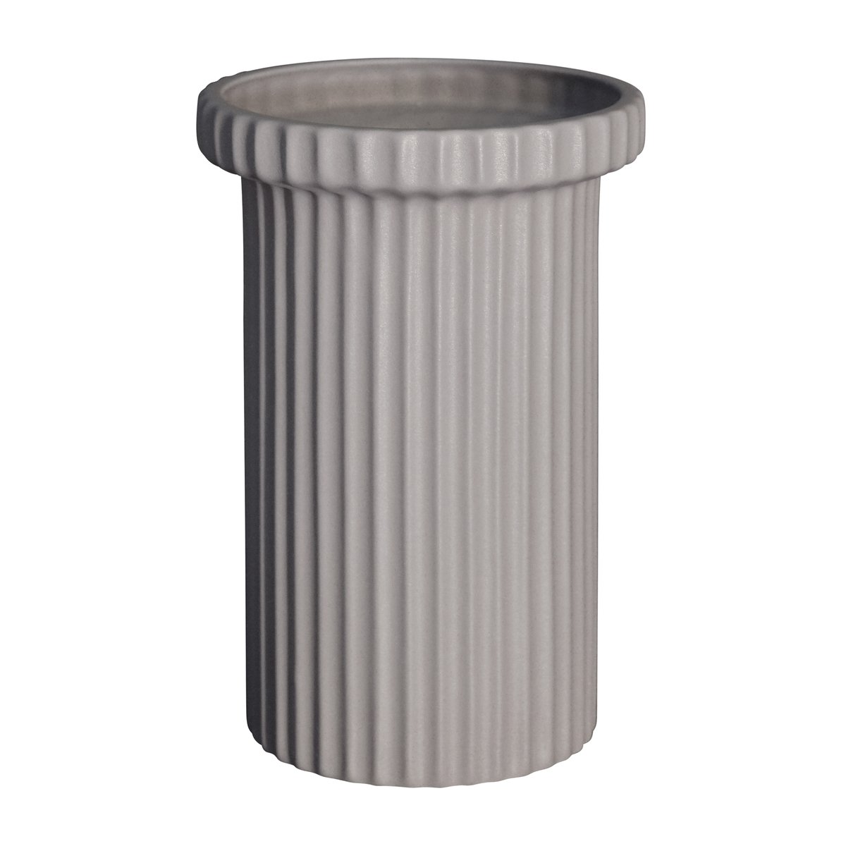 DBKD Stripe potte stor h22 cm Ø12 cm Sandy mole