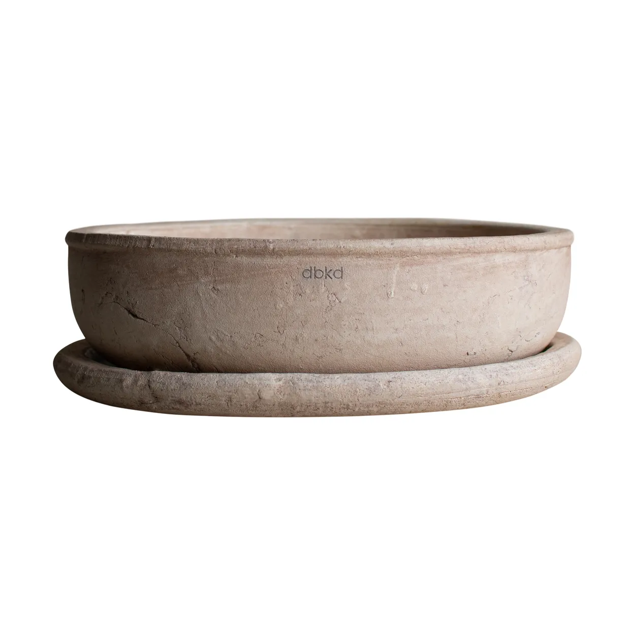 DBKD Terra bowl krukke Sand, Ø30x10,5 cm