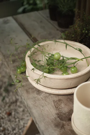 Terra bowl krukke - Sand, Ø30x10,5 cm - DBKD