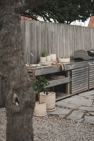 Terra krukke - Sand, Ø16x16 cm - DBKD