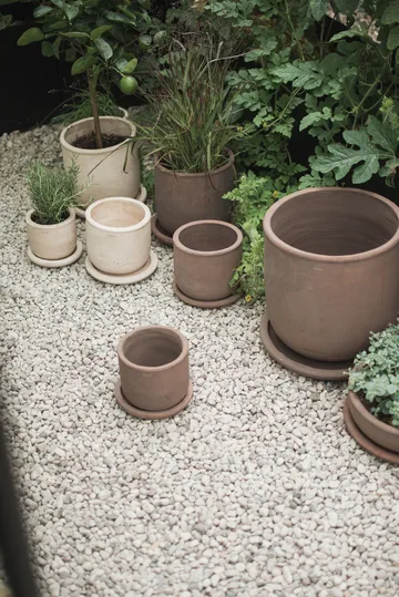 Terra krukke - Sand, Ø18x18 cm - DBKD