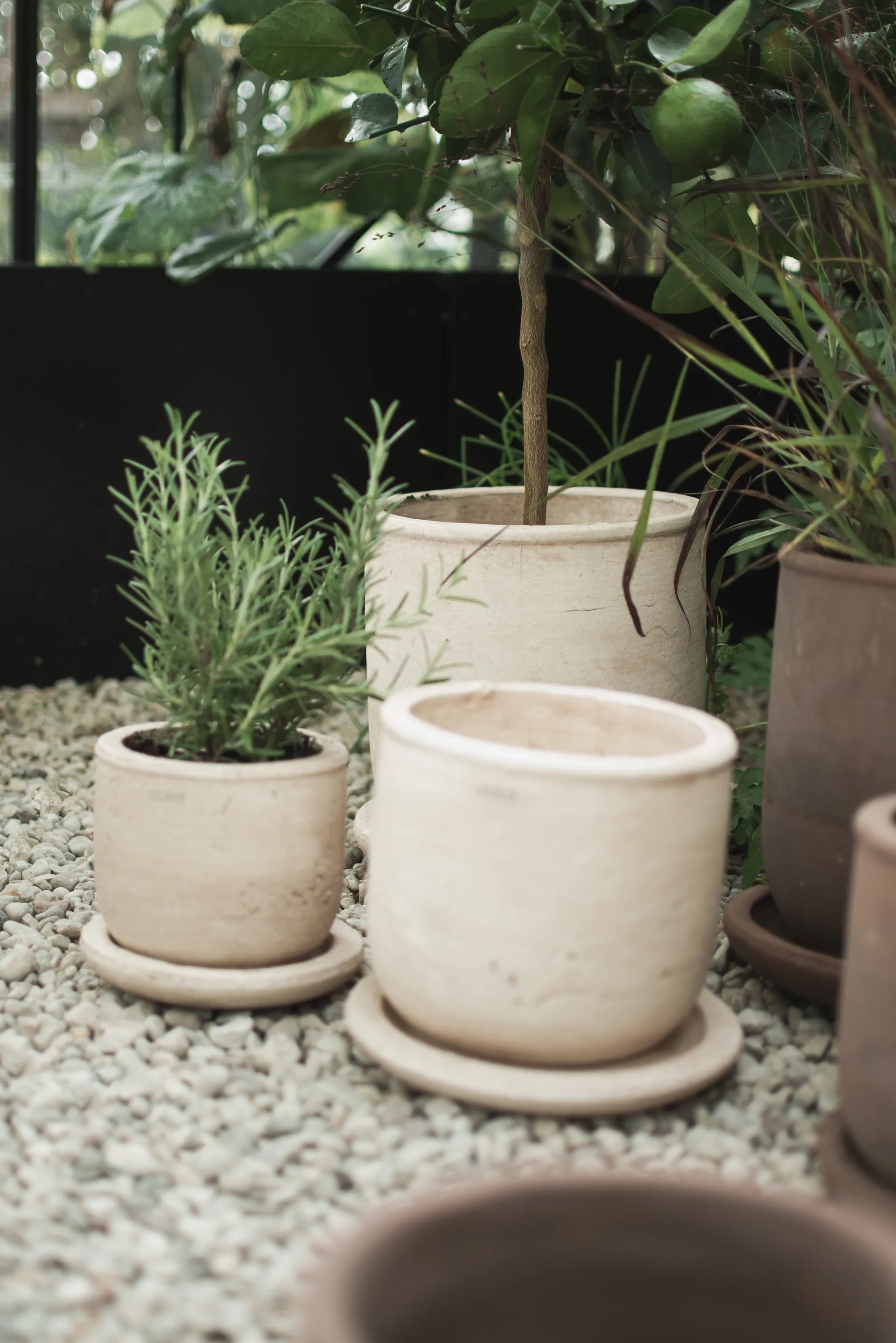 Terra krukke, Sand, Ø23x26 cm DBKD