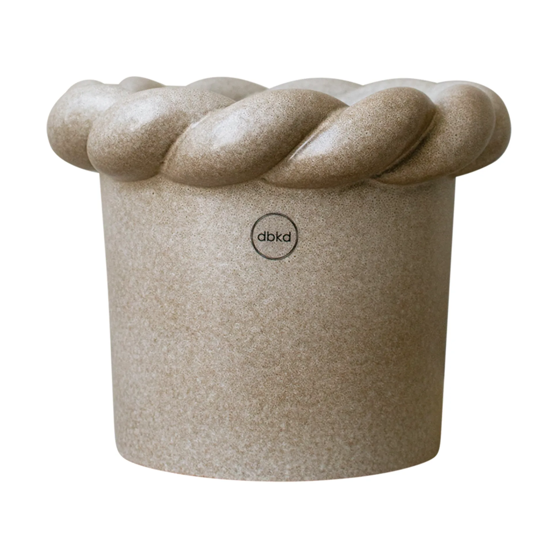 Twine krukke Ø14 cm, Beige DBKD