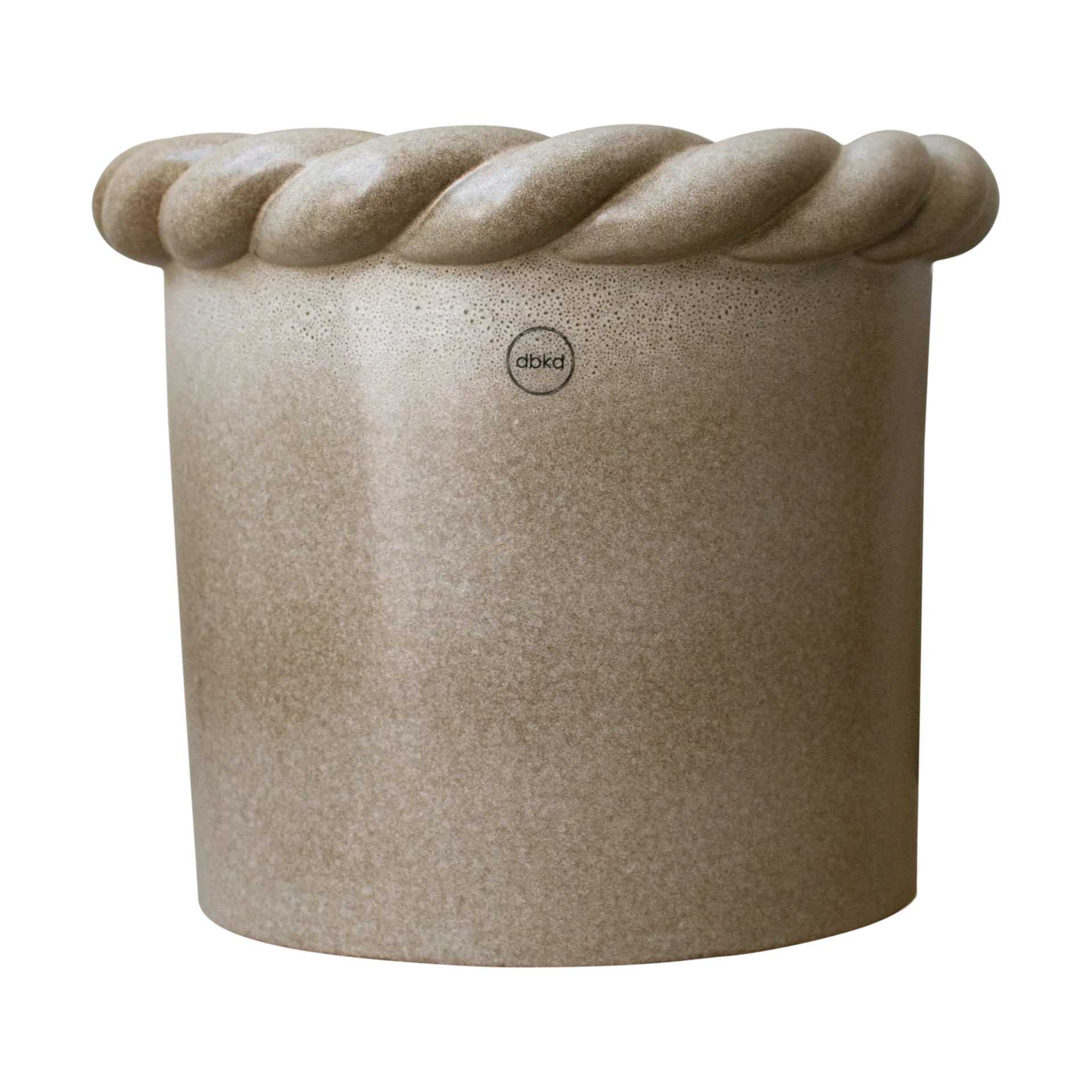 Twine krukke Ø22 cm, Beige DBKD