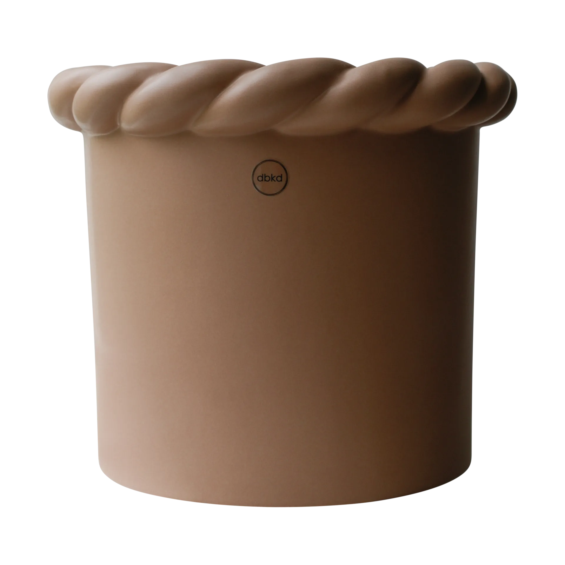 Twine krukke Ø22 cm, Nougat DBKD
