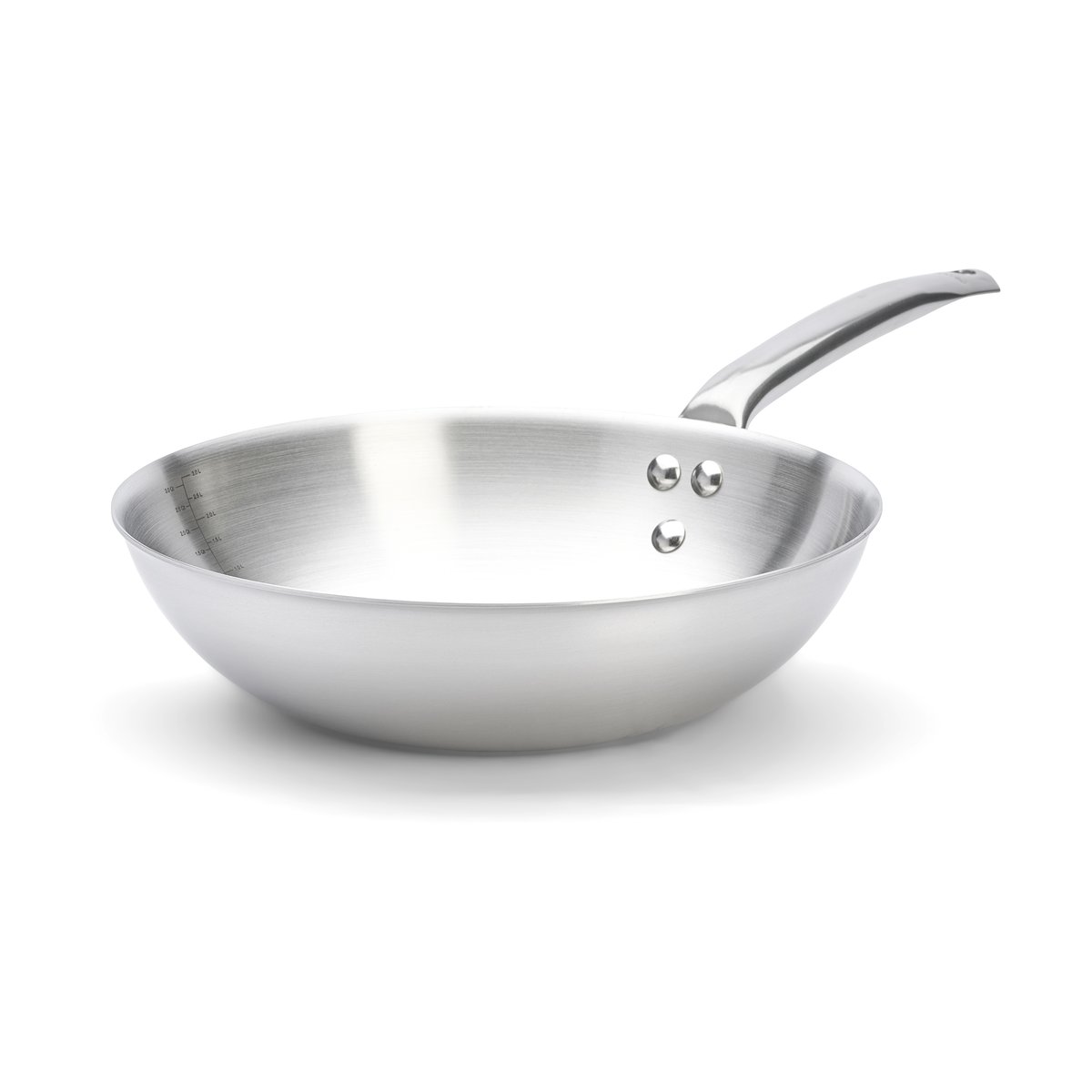 De Buyer Alchimy wok rustfritt stål Ø28 cm