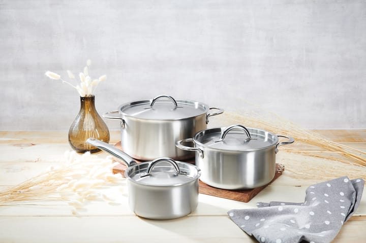 de Buyer Alchimy grytesett med lokk 6 deler, Rustfritt stål De Buyer