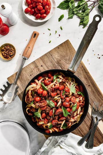 De Buyer B Bois spagettiøse med trehåndtak - Rustfritt stål - De Buyer