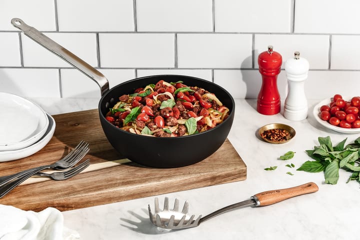 De Buyer B Bois spagettiøse med trehåndtak, Rustfritt stål De Buyer