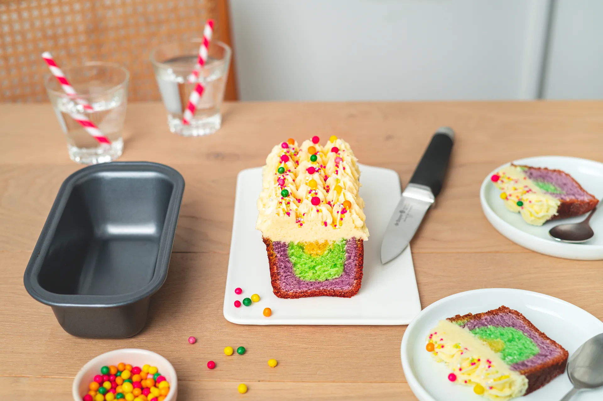 De Buyer bakform med avrundede hjørner, 10x26 cm De Buyer