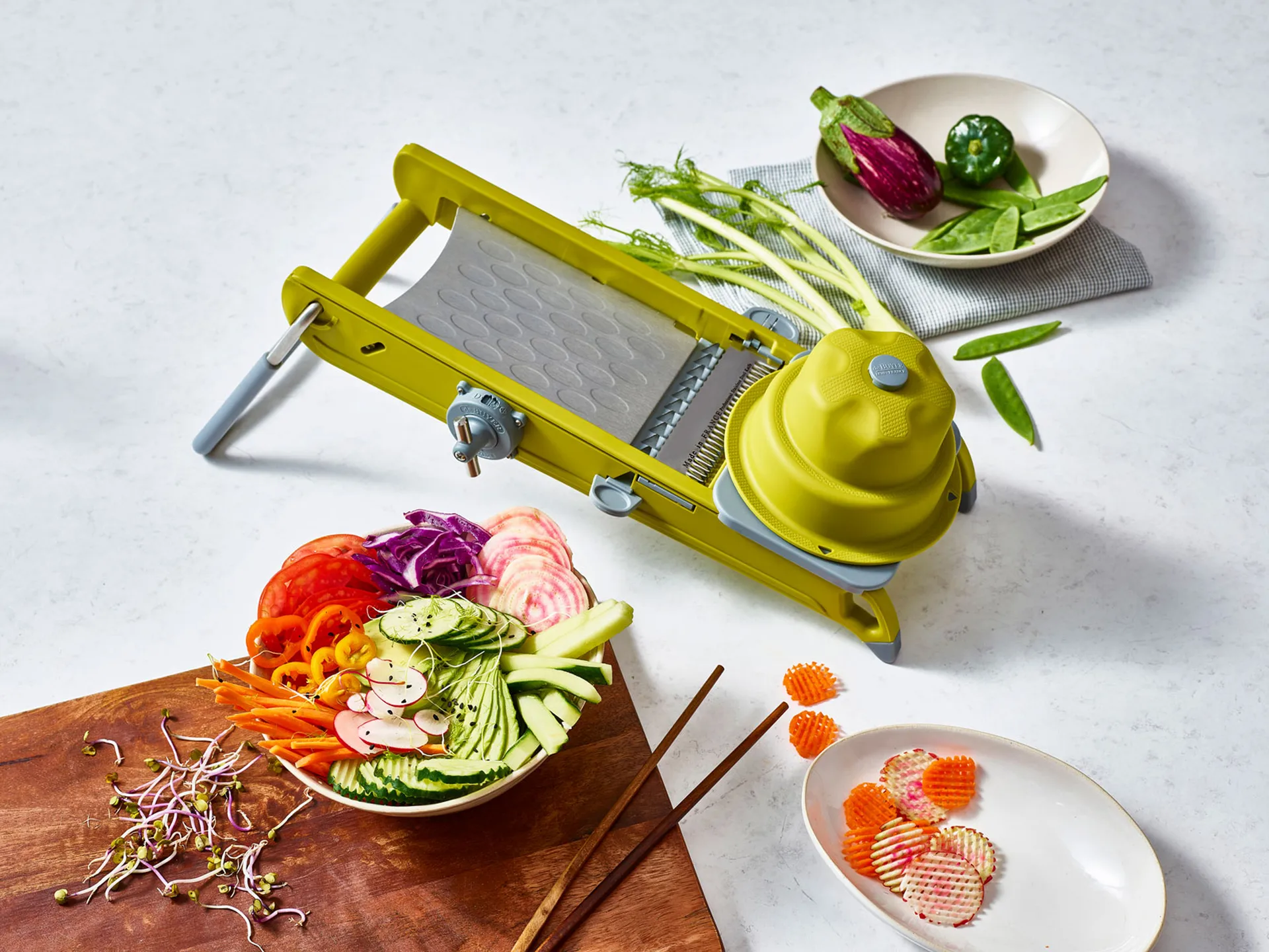 De Buyer Swing Plus mandolin, Grønn De Buyer