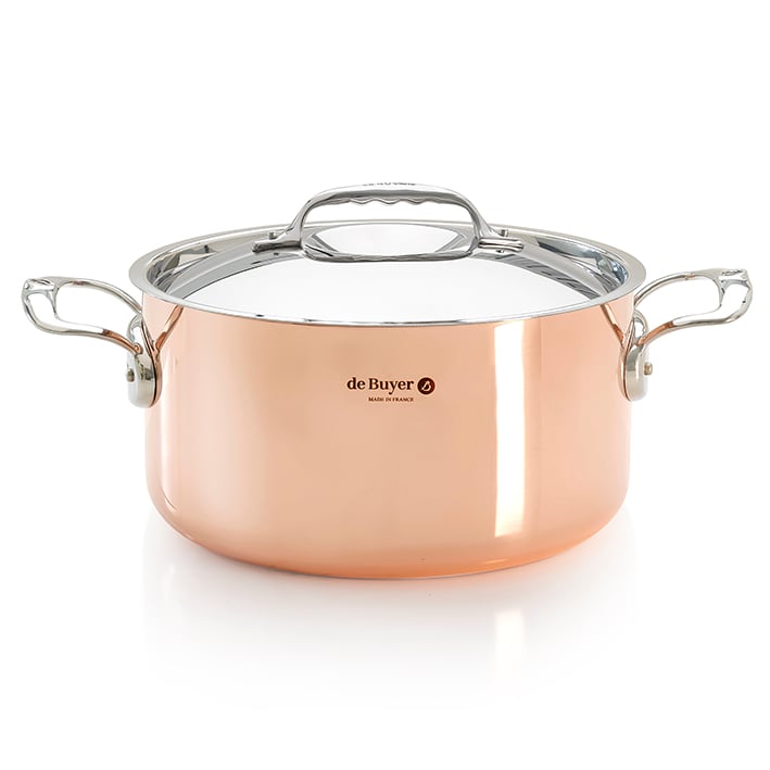 Bilde av De Buyer Prima Matera gryte med lokk induksjon 28 cm