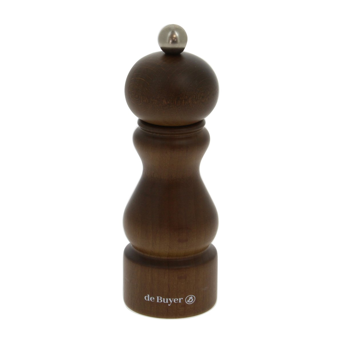 De Buyer Rumba salt- og pepperkvern keramisk 14 cm Mørkebrun
