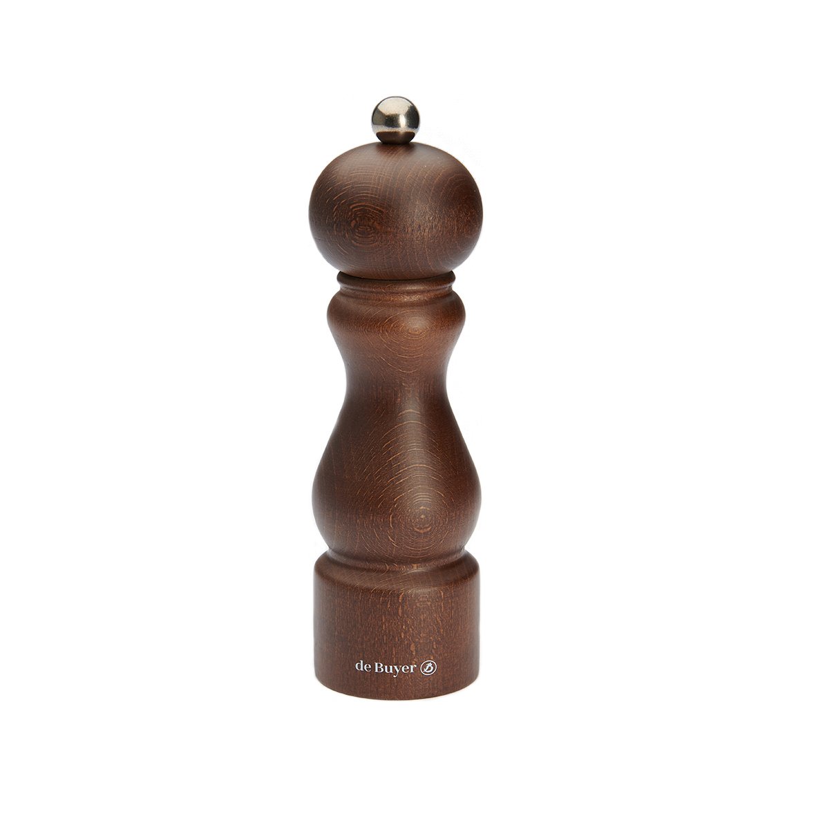 De Buyer Rumba salt- og pepperkvern keramisk 18 cm Mørkebrun