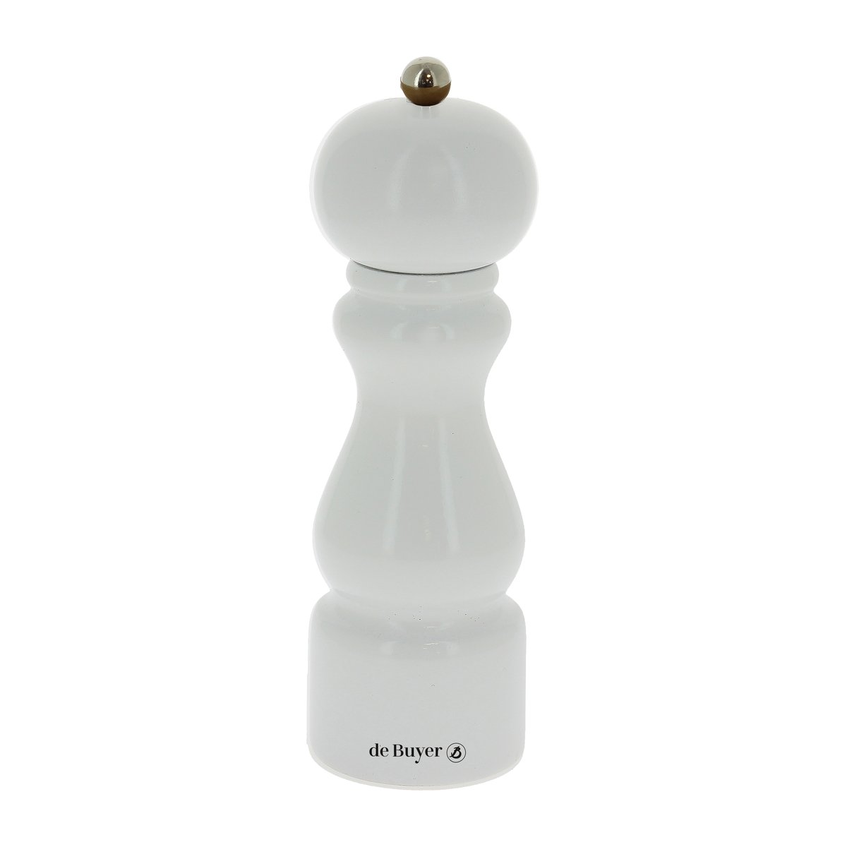 De Buyer Rumba salt- og pepperkvern keramisk 20 cm Hvit-blank