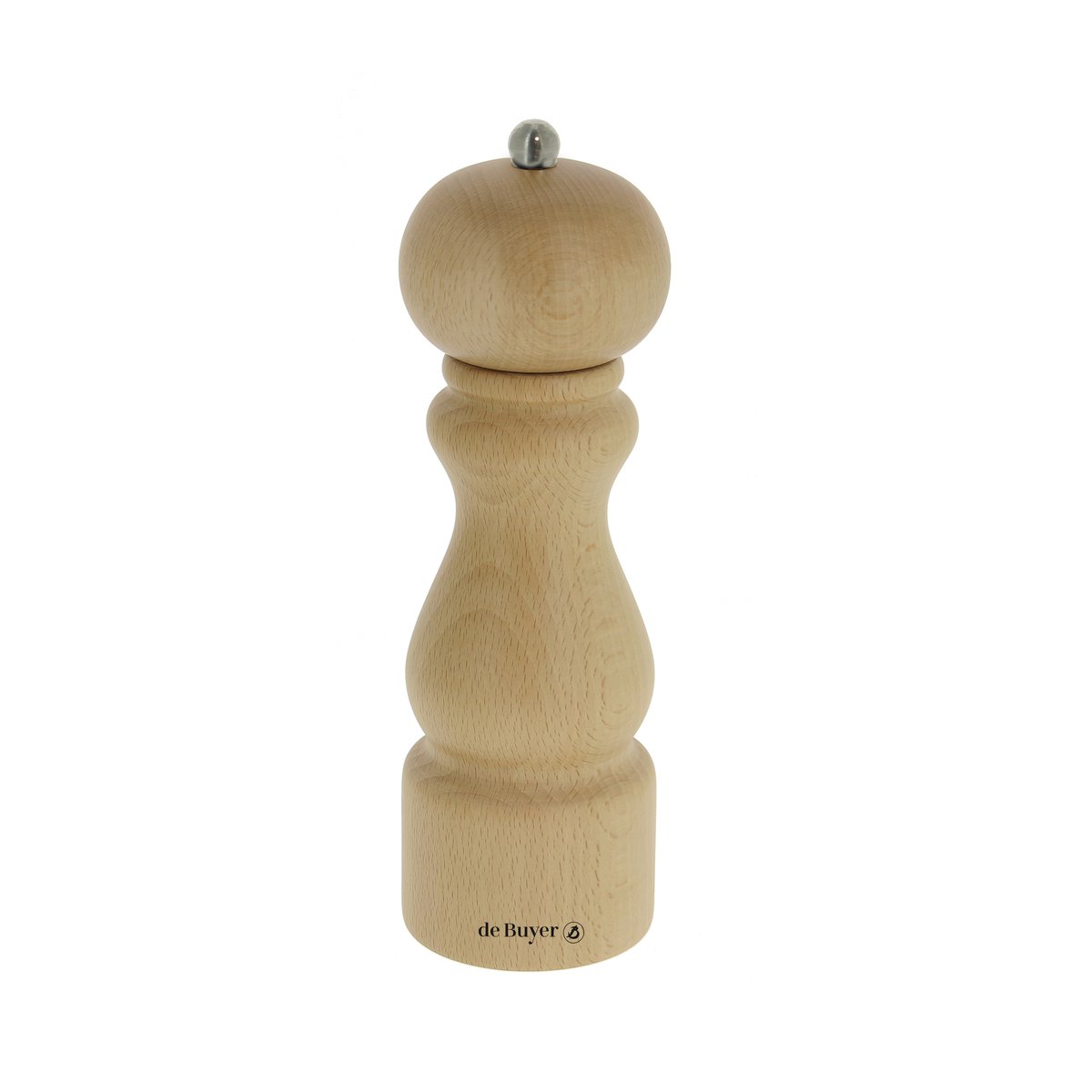 De Buyer Rumba salt- og pepperkvern keramisk 20 cm Lysebrun