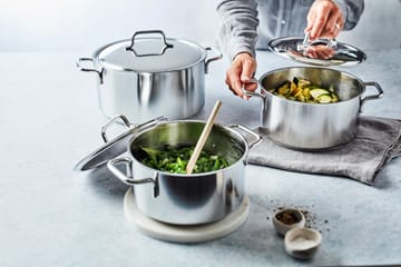 Demeyere Apollo 7 gryte lav rustfritt stål - 5,2 L - Demeyere