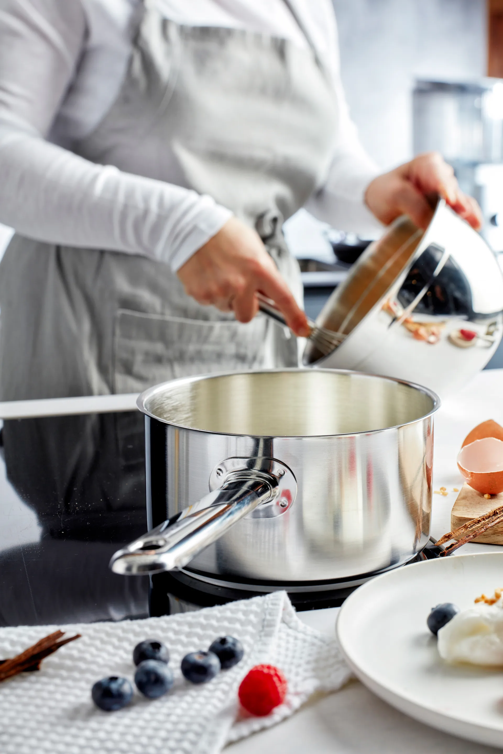 Demeyere Apollo 7 kasserolle rustfritt stål, 1,5 L Demeyere